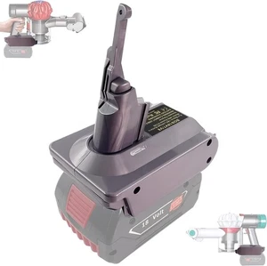 Per BOSCH Adattatore batteria 18V per aspirapolvere Dyson serie V7 V8 - Foto 1 di 9