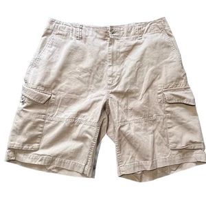 NWOT POLO RALPH LAUREN Pony Cargo Baggy Utility Pockets Twill Chino Shorts Sz 34 - Picture 1 of 11