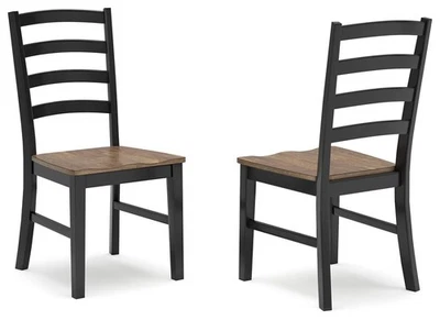 Wildenauer Brown & Black Dining Side Chair (Set of 2) - Image 1 of 4