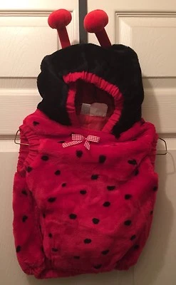 CHALECO LADYBUG NIÑOS PEQUEÑOS 12-24 MESES - COMPLETO CON MANCHAS Y ANTENA Foto 1 de 3