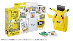 Fujifilm Instax Mini Link Printer Special Edition Pikachu Case with Film Pokemon - Picture 1 of 3