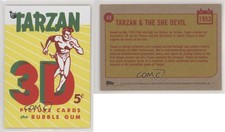 2018 Topps 80th Anniversary Wrapper Art Online Exclusive /238 Tarzan 1953 3D #44