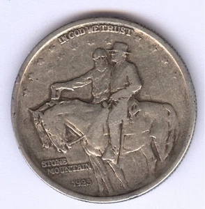 1925 Stone Mountain Commemorative Half Dollar + Silver + No Reserve! - Picture 1 of 2