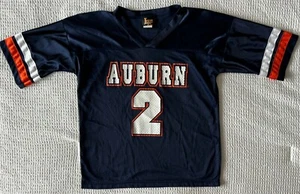 LK Apparel Jugend Medium 10-12 AUBURN Trikot Tiger Vintage Nylon Mesh USA #2 EUC - Bild 1 von 10