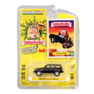 1/64 Scale Greenlight Jeep Cherokee Tangled Tim Car Diecast Toy Model Black - Image 1 of 4