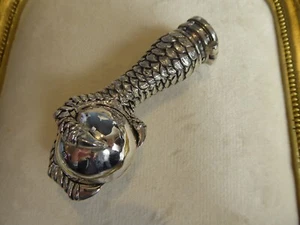 Novelty Ball & Claw  Match Safe Vesta Case - Picture 1 of 13