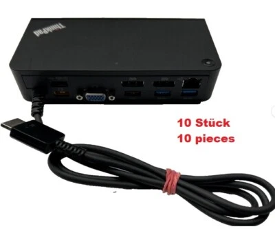 10 x Lenovo 03X6296 | Lenovo 40A4 Docking | ThinkPad OneLink+ Dock | 10 Stück - Bild 1 von 3