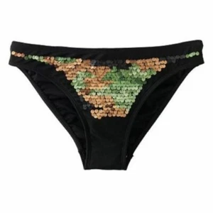Sequin Hipster Bottoms Bikini Swim Briefs Wear Bathing Suit Ties Girl Women XL - Picture 1 of 1