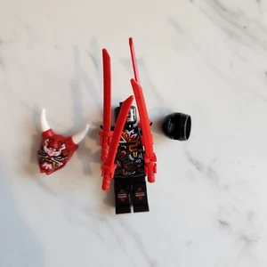LEGO Ninjago Sons of Garmadon Mr. E NJO385 Biker Vest + Oni Mask of Vengeance #2 - Picture 1 of 3