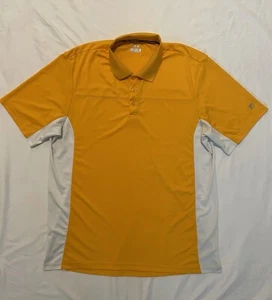 Fila Herren Poloshirt kurzärmelig Sportbekleidung orange weiß XXL - Bild 1 von 9