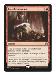 MTG - Blasphemous Act - The Lost Caverns of Ixalan Commander - NM - Picture 1 of 2