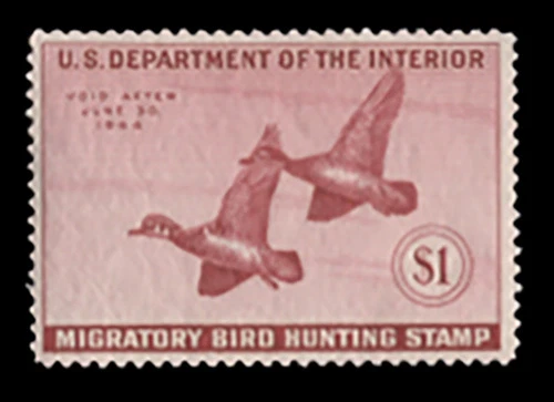 RW10 - 1943 Federal Duck Stamp - VF-XF Hinged   - Image 1 of 1
