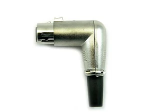 1 PIEZA - CONECTOR DE MICRÓFONO FEMENINO - XLR 4 PINES ÁNGULO RECTO # MRC35J/12-1074 - Imagen 1 de 2