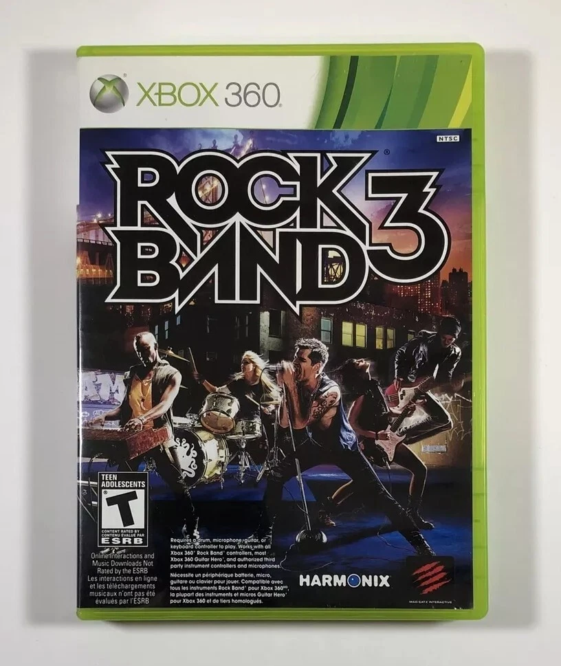 Rock Band 3 Microsoft Xbox 360 Video Games for sale - eBay