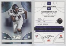 2008 Donruss Threads Silver Century Proof /100 Mark Clayton #95