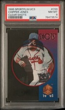 CHIPPER JONES 1995 SPORTFLIX/UC3 #CS9 PSA 8 NM-MT QTY