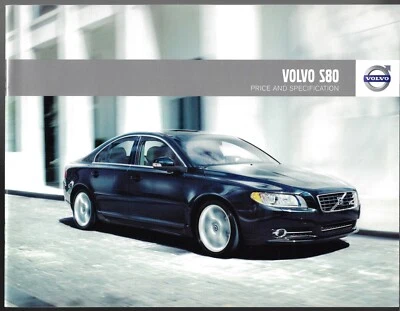 Volvo S80 Specifications 2008-09 UK Market Brochure SE Lux Sport Executive - Image 1 of 2