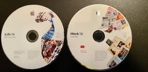 Vintage Mac software iLife '06 CPU Drop in DVD and trial DVD iWork '06 - Photo 1/1