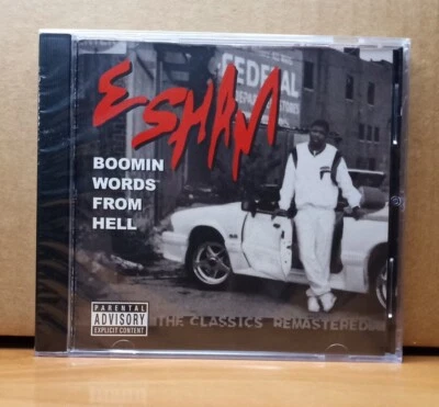 Esham "Boomin Words From Hell" новый запечатанный компакт-диск! Detroit Acid Rap Natas - Изображение 1 из 2