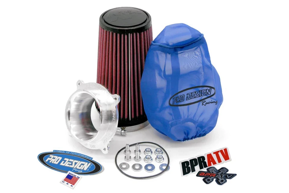 Pro Design Pro Flow K&N Air Filter Intake Kit 06-25 Yamaha Raptor 700 700R PD234 - Image 1 of 4