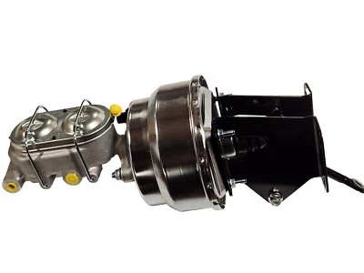 1974-86 CJ7 CJ5 8" Kit de refuerzo de freno de doble potencia con soporte de montaje de cilindro maestro Foto 1 de 4
