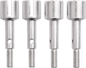 Stub Axles Front and Rear for Traxxas 4-Tec 2.0 VXL Replace Part 8354 (Silver) - Picture 1 of 12