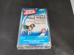 Simple Solution 2010 Washable Male Wrap Medium 15-45 Lb 13-21 In Waist - Picture 1 of 4