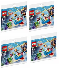 (4) LEGO 30546 Polybags DC Super Hero Girls Krypto Saves The Day NEW SEALED - Picture 1 of 1