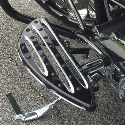 Driver Stretched Floorboards Foot Board For Harley Electra Glide FLHT Classic - Image 1 of 4