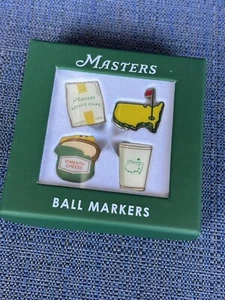 2024 Masters Tournament Concessions Ball Markers Set Augusta National Golfschläger - Bild 1 von 7