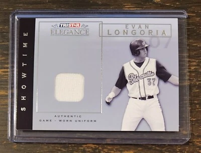 2007 TRISTAR Elegance Evan Longoria Showtime Game Used Patch Montgomery Biscuits - Image 1 of 2