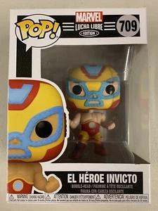 El Héroe Invicto (Iron Man) 709 ~ Marvel: Lucha Libre ~ Funko Pop Vinyl - Picture 1 of 6