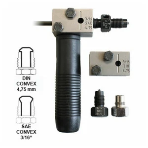 Bördelgerät Bremsleitung Bördel Werkzeug 4,75 mm Kompakt 21-425 Profi Normex  - Bild 1 von 7