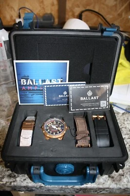 Ballast Amphion BL-3148-06 Buzos Automático Esfera Marrón Oro Rosa Acero Inoxidable Foto 1 de 4