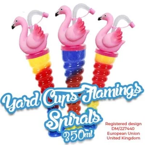 Aguanieve tazas Slush Yard Cups FLAMENCOS 350ml caja 60/2.05€ unidad multicolor - Imagen 1 de 5