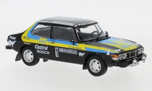 wonderful diecast IXO-modelcar 1/43 Saab 99EMS #1 Rallye Sweden 1977 - Image 1 of 1