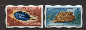 NEW CALEDONIA 1964, SEA LIFE, FISH, Scott C36-C37, MNH - Picture 1 of 1
