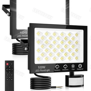 Inundador LED con detector de movimiento y control remoto proyector foco  - Imagen 1 de 19