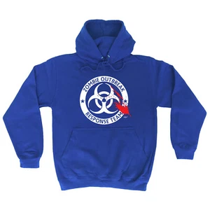 Funny Novelty Hoodie Hoody hooded Top - Zombie Outbreak Response Team - Picture 1 of 18