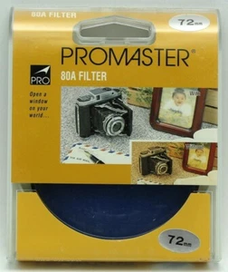 NEW Promaster 67mm,72mm 80A,85B,PO1 Camera Lens Filter Made in Japan - Picture 1 of 9