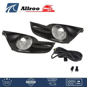 Pair for 2013-2015 Nissan Altima Sedan 4Dr Fog Lights Lamps Kit Switch+Harness - Picture 1 of 12