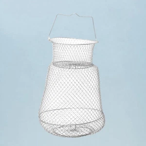 44 CM Wire Fish Basket Outdoor Fishing Container Tools Net Accessories - Picture 1 of 12