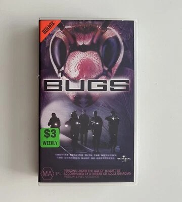 Bugs [VHS] Universal Ex-Rental Video Tape Action Sci-Fi Horror 2003 VGC - Image 1 of 4