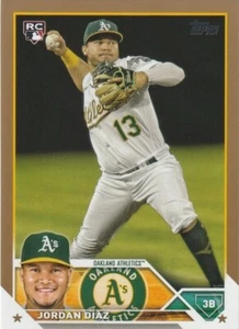 2023 Topps Series 2 Gold Border #423 Jordan Diaz 1342/2023 Athletics RC - Picture 1 of 1