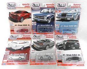 Complete Set of 1/64 Cars Auto World Premium 2021 Release 4A AW64002 Version A - Picture 1 of 9
