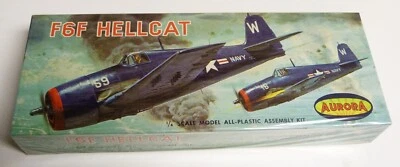 1/48 Aurora F6F Hellcat 1960 Kit No.40-100 - Factory Sealed - NEW - MISB - Image 1 of 4