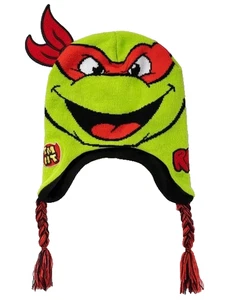 NTW! Teenage Mutant Ninja Turtles Knit Cap Hat Beanie Raph Raphael - FREE SHIP! - Picture 1 of 2