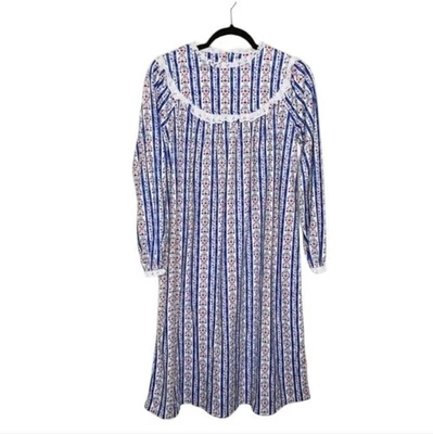 Lanz Floral Alpine Tyrolean Lace Nightgown Girls 6 kids - Image 1 of 4