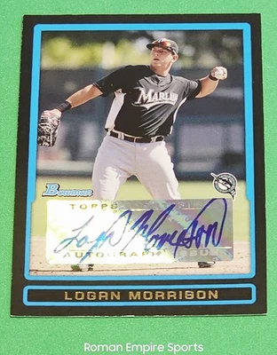 2009 Bowman Draft Prospect Autograph #LM Logan Morrison Auto Florida Marlins - Image 1 of 4