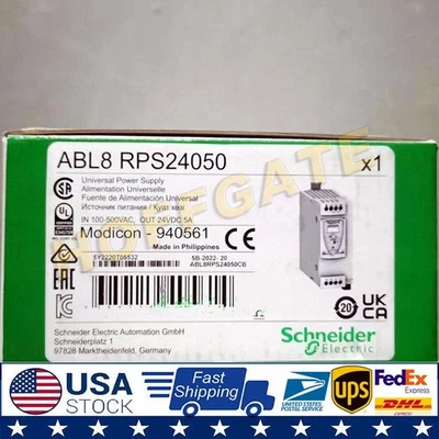 1PC New Schneider ABL8RPS24050 24V 5A Power Supply Fast Shipping - Image 1 of 2
